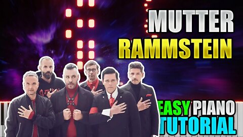 Mutter - Rammstein | Easy Piano tutorial