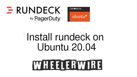 Rundeck install on Ubuntu 20.04