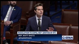 Rep Matt Gaetz: You Want Santos Thrown Out But Not Sen Menendez?