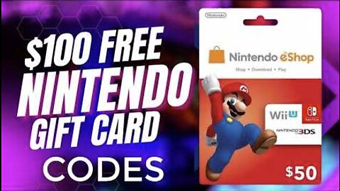 Free Nintendo Eshop Gift Card Codes 2023 = How To Get Free Nintendo Eshop Codes 2023
