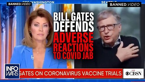 VIDEO: Watch Bill Gates Defend 80% Adverse Reactions to Covid Shot