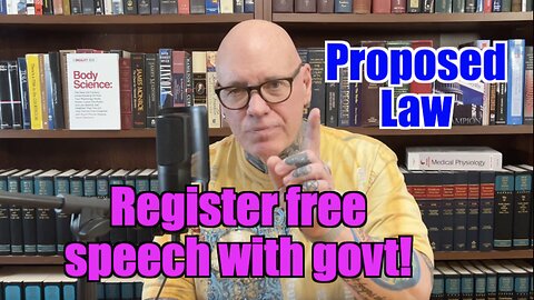 Register Free Speech With The Govt, Florida Bill Proposes