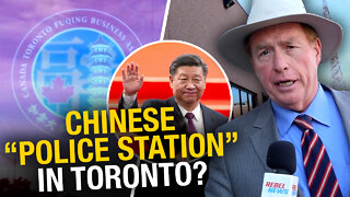 Why are Chinese police carrying out law enforcement on Canadian soil?