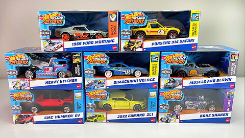 2024 Hot Wheels Pull-Back Speeders: 1/43rd scale moving-parts cars for an incredible value!