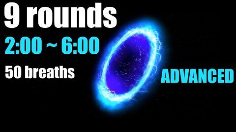 9 rounds ADVANCED [Wim Hof] Breathing Technique - with healing music: 528Hz