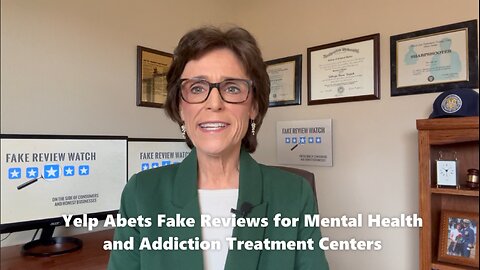 Yelp Abets Fake Reviews for Mental Health and Addiction Treatment Centers