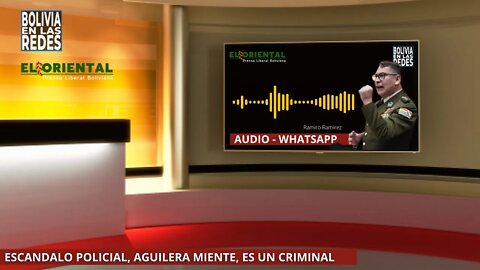 Escándalo policial en Bolivia, Aguilera protege el narcotráfico, y bandas criminales que el encabeza