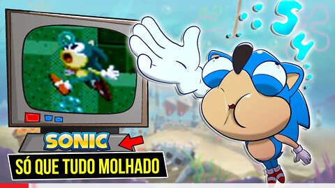 Sonic Flash Flood - o Jogo MOLHADINHO do SONIC | Rk Play