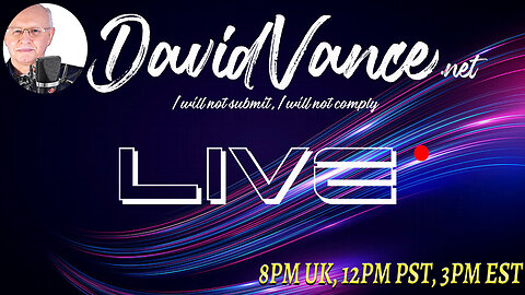 Monday Live David Vance Solo