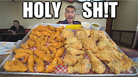 “DON’T EVEN TRY MAN” AMERICA'S BIGGEST FRIED CHICKEN CHALLENGE! Undefeated Famous Chicken Challenge