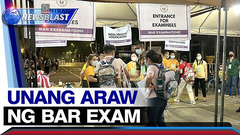 Iba’t ibang support groups, dagsa sa unang araw ng Bar Exam sa Davao City