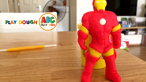 How To Make IRON MAN with Play Doh