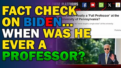 Why does no one hold Biden accountable for his lies? Not even the fact-checkers are being honest.
