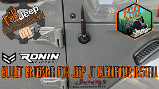 Ronin Bullet Antenna for Jeep JT Gladiator install