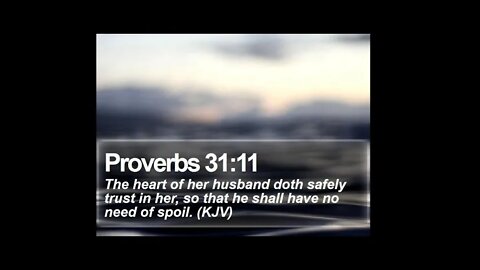 COMMENTBOARD: PROVERBS 31:11...WHAT DOES IT ACTUALLY MEAN❓