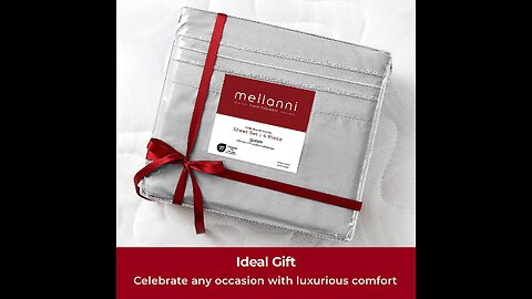 Mellanni King Size Sheet Set - 4 Piece Iconic Collection Bedding Sheets & Pillowcases -