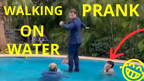 Walking on water prank | 😂😂