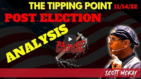 11.14.22 “The Tipping Point” on Rev Radio, POST ELECTION Analysis, SG Anon Perspective