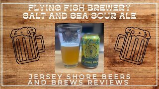 Beer review of Flying Fish Salt and Sea Sour Ale