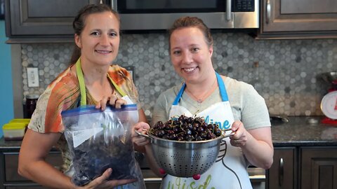 How to Freeze Cherries; Long Term Food Preservation