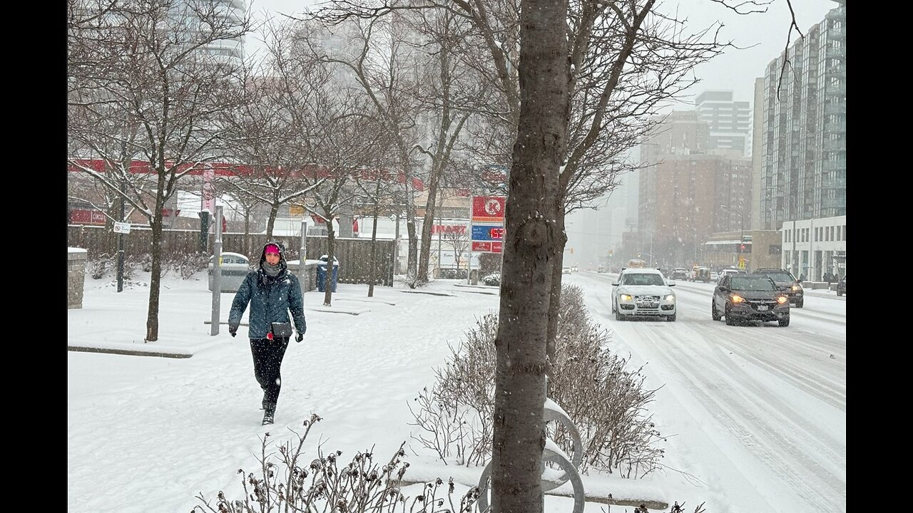 Toronto Snowfall North York Walk February 15, 2024