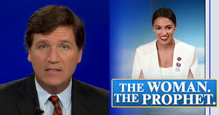 Tucker Carlson Mocks AOC Over New Book That Compares Her to Jesus