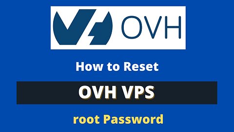 How to Reset OVH VPS root Password