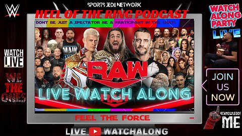🟡🚨LIVE WWE Monday Night Raw Watch-along: Get Ready For Royal Rumble With The Ultimate Go Home Show!