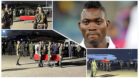 Christian Atsu's lifeless body arrives at Kotoka International Airport