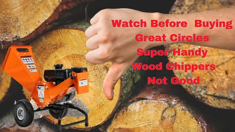 Watch Before You Buy Super Handy Wood Chipper Made By Great Circle!!