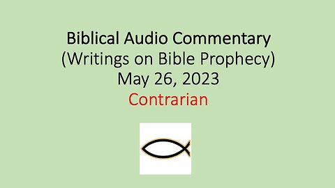 Biblical Audio Commentary – Contrarian