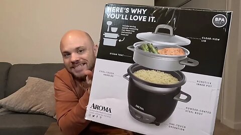 Full Unboxing | Aroma Housewares Rice Cooker & Food Steamer