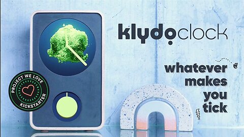 Klydoclock - Animated Art Meets an Analog Clock