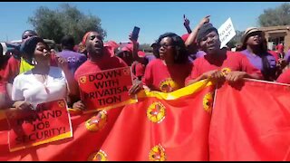 South Africa - Johannesburg - SAA strike (video) (F7s)