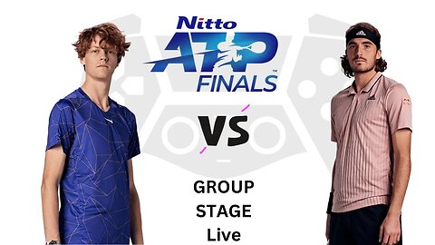 Jannik Sinner vs Stefanos Tsitsipas | Nitto ATP Finals 2023 Group Stage Game Live Today