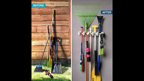 Home-it It Mop and Broom Holder;#Amazon @Amazon