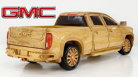 Wood Carving - 30 working days to complete the 2024 GMC Sierra 1500 Denali - Woodworking Art