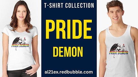 PRIDE DEMON T-SHIRT AND MERCH COLLECTION LGBT COMMUNITY