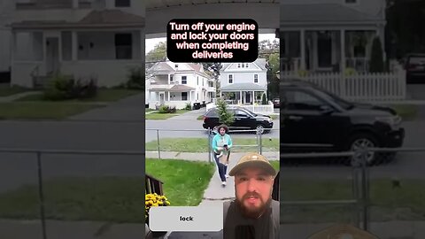 Viral Video Shows Uber Eats Driver Carjacked