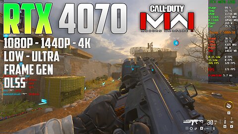 Call Of Duty: Modern Warfare 3 on the RTX 4070 | 4K - 1440p - 1080p | Ultra & Low | DLSS & FG