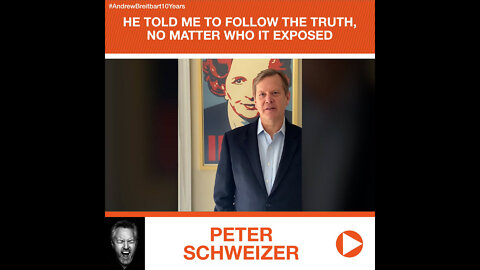 Peter Schweizer’s Tribute to Andrew Breitbart: He Told Me to Follow Truth, No Matter Who It Exposed