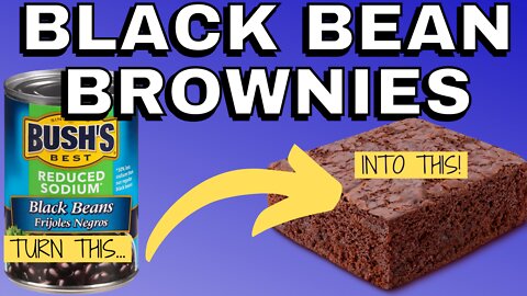 Weirdest Vegan/ Flourless Brownies Ever?! (Black Bean Brownie Recipe by Chocolate Covered Katie)