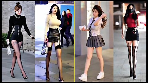 Chinese girls mejores street fashion # wow