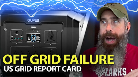 Off Grid Guy Talks About On Grid Failures - Oupes Mega 3 - 3072Wh Solar Generator