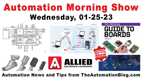 Festo, RedLion, AS-i, Automation Direct, Digi-Key and more today on the Automation Morning Show
