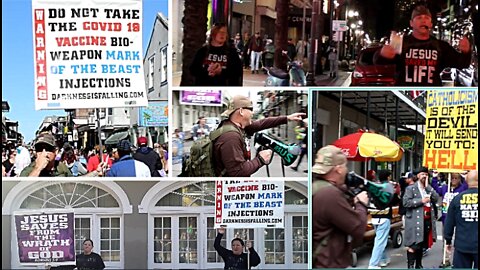 STREET PREACHER...MARDI GRAS TRAILER...BATTLE THE BEAST...NOLA 2022