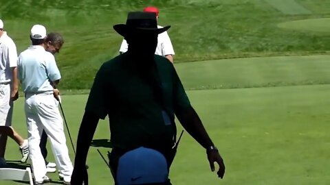 President Trump Scores As Golf Shot Lands On Target