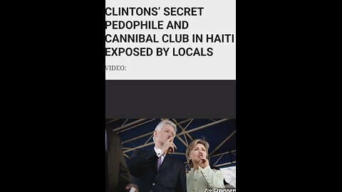 Clintons’ Secret Pedophile and Cannibal Club in Haiti Exposed By Locals