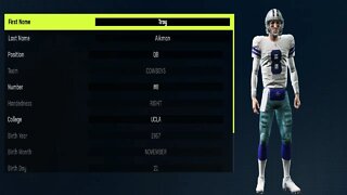 How To Create Troy Aikman Madden 23