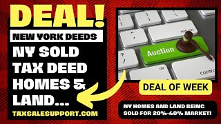 TAX DEED ONLINE AUCTION HOMES & LAND! NEW YORK SOLD PROPERTY REVIEW...